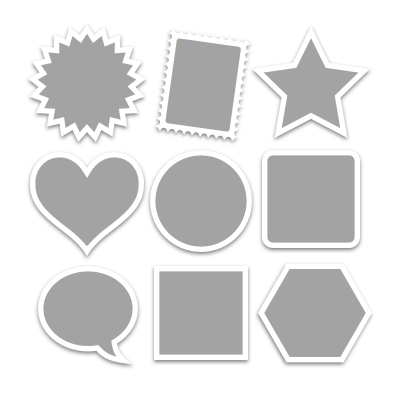sticker shapes